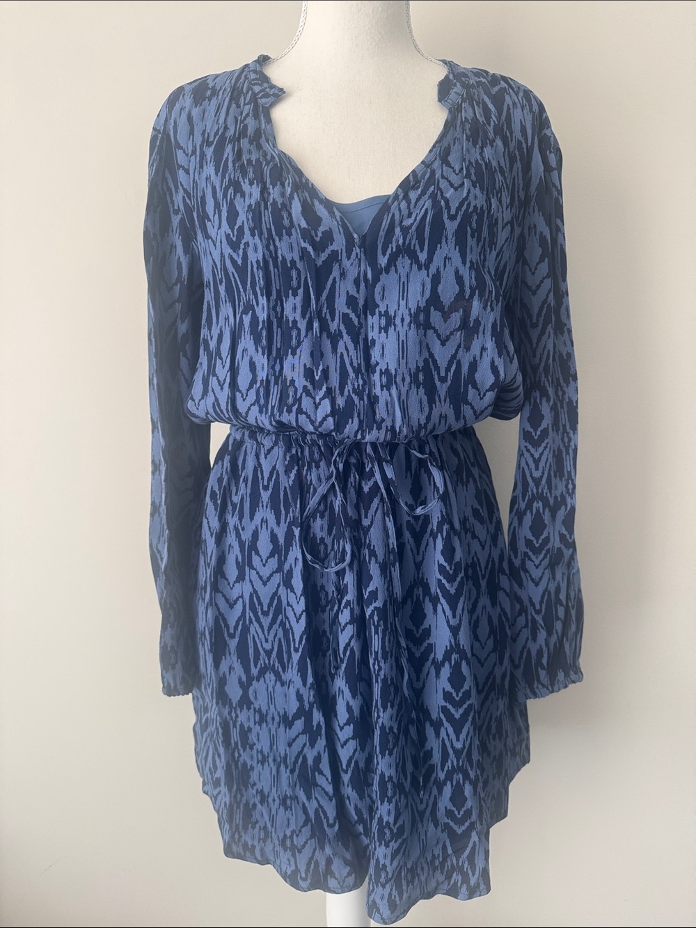 GAP Women’s Blue Print Dress, Size small